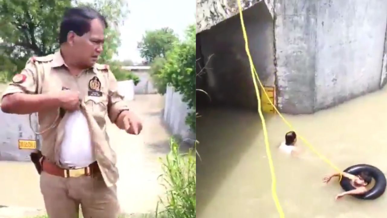 मेरठ में बारिश बनी काल: व्यक्ति और उसके घोड़े की पानी में डूबने से मौत, चौकी इंचार्ज ने जान पर खेलकर निकाला शव, Video