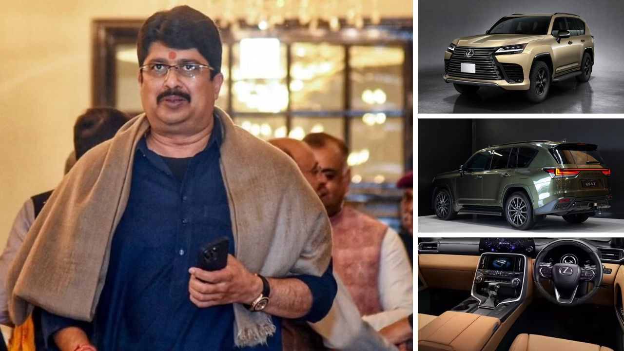 3.45 करोड़ की रोड प्रेजेंस: राजा भैया के गैराज में शामिल हुई नई लेक्सस SUV, जानिए सुपर-लग्जरी कार की खासियत