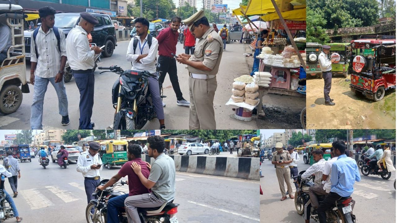Deoria Traffic Police Campaign: सड़क पर निकले तो संभल जाइए… देवरिया में एक दिन में 126 चालकों पर टूटा पुलिस का एक्शन