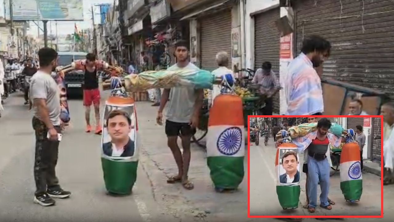 शिव चौक पर अचानक रुके हजारों कदम… कांवड़ पर लगी एक तस्वीर ने सावन में छेड़ दी सियासी चर्चा!