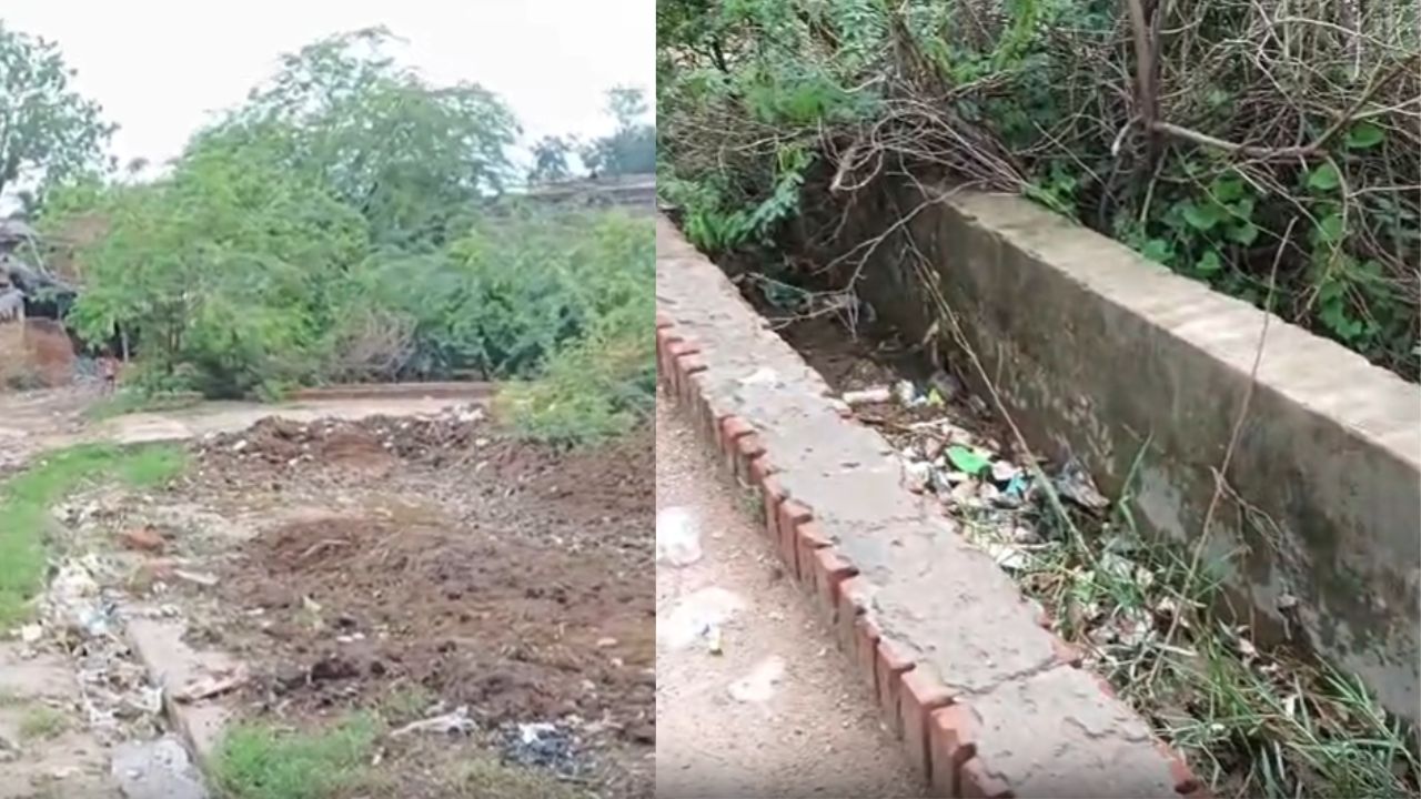 स्वच्छ भारत के दावों की खुली पोल! गंदे पानी और जाम नालियों के बीच जीने को मजबूर ग्रामीण