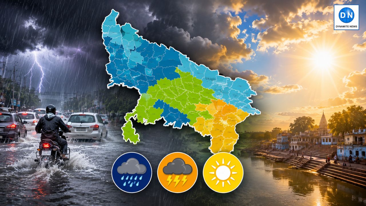 UP Weather Alert: गोरखपुर, महराजगंज, देवरिया, बलिया कुशीनगर समेत कई जिलों में भारी बारिश का अलर्ट; इन जिलों में खिलेगी धूप