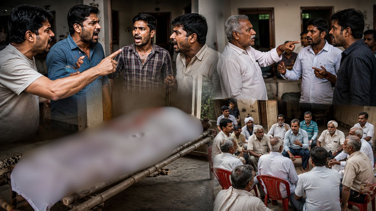 “पिता की अर्थी से पहले मकान चाहिए” कहते ही भिड़ गए चार बेटे, पूरी रात घर में रखा रहा शव