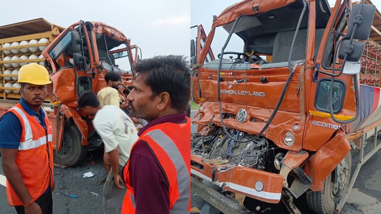 एक जोरदार टक्कर और मच गई अफरा-तफरी… गंगा एक्सप्रेस-वे पर आधी रात कैसे टला बड़ा हादसा?