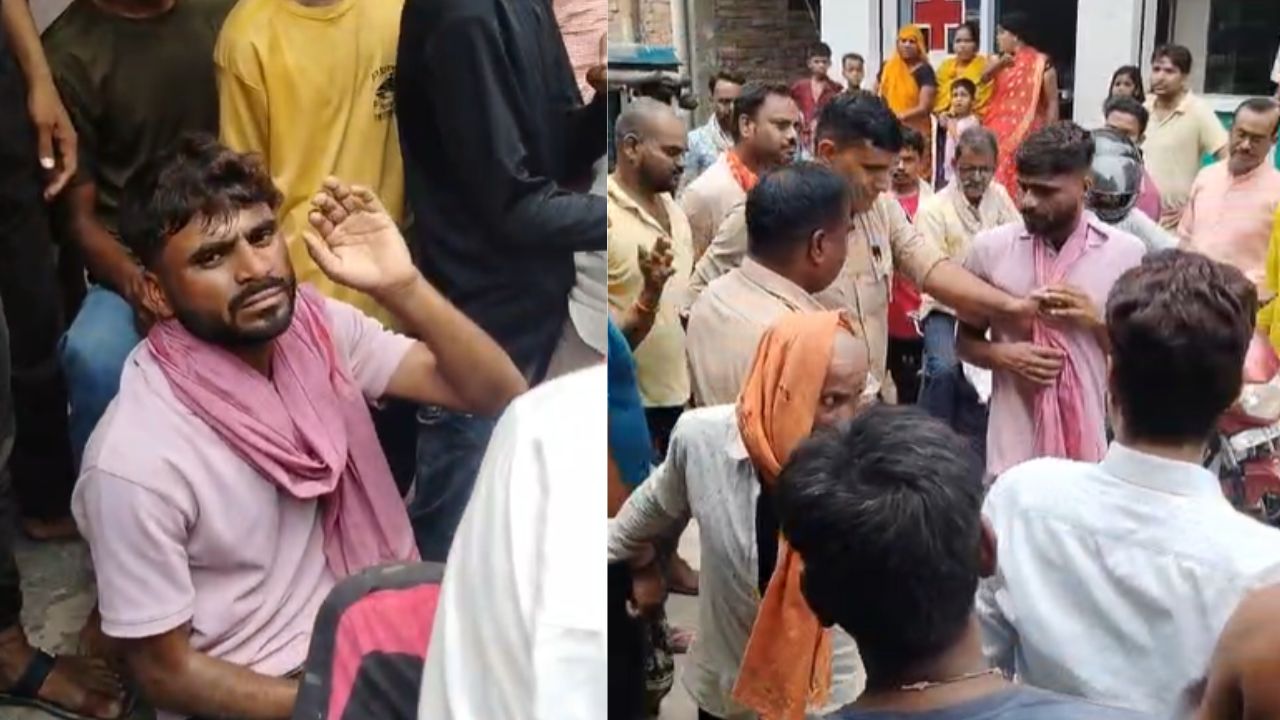 चंदौली में दिनदहाड़े बैंक के बाहर ग्राहक से छीनाझपटी लेकिन आगे जो हुआ उसने सबको चौंका दिया