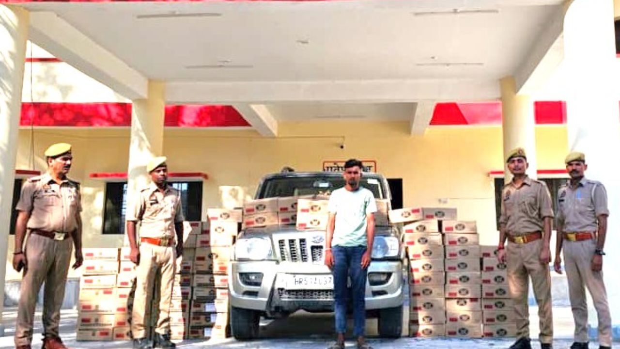 देवरिया में बिहार जा रही स्कॉर्पियो को पुलिस ने रोका, डिक्की खुलते ही सामने आया बड़ा खेल