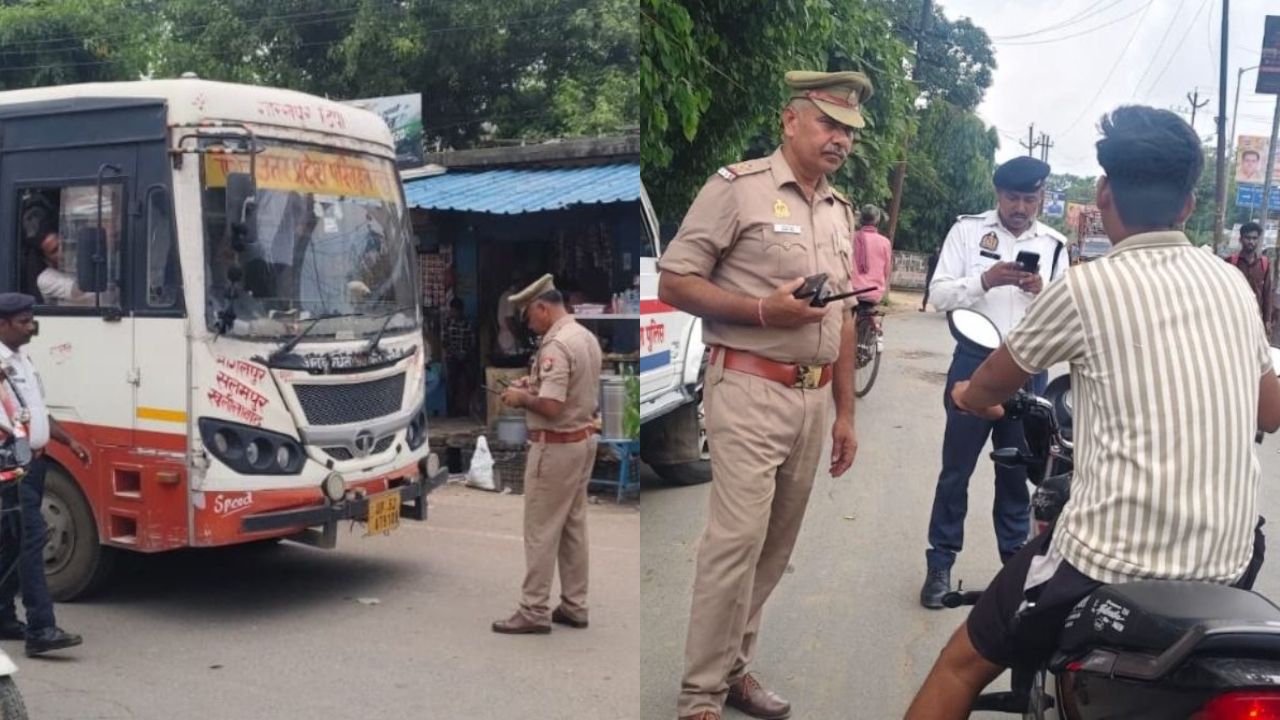देवरिया में ये क्या हो रहा? एक दिन में 98 वाहनों का ई-चालान, कई वाहन सीज; आखिर क्यों