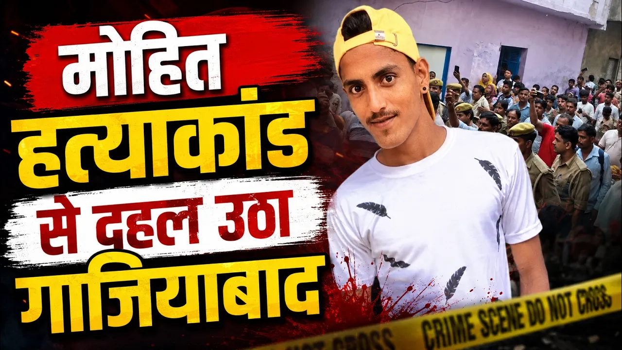 गाजियाबाद मर्डर: बर्थडे पार्टी के बहाने बुलाकर दोस्तों ने युवक को चाकुओं से गोदा, इलाके में भारी तनाव