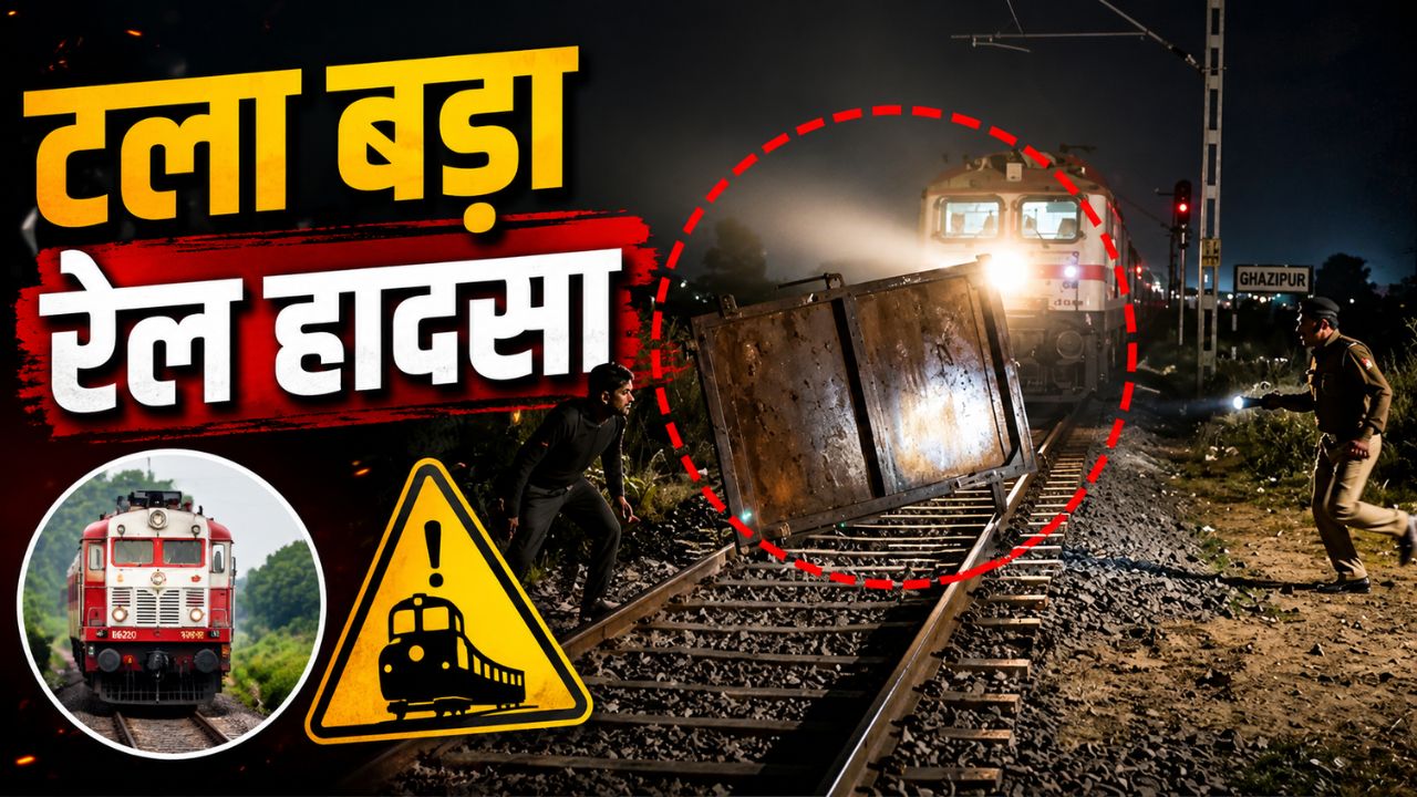 हादसे की चूक या ट्रेन पलटने की बड़ी साजिश? दिल्ली-हावड़ा रूट पर लोहे का फ्लैप डोर मिलने से रेलवे महकमे में हड़कंप