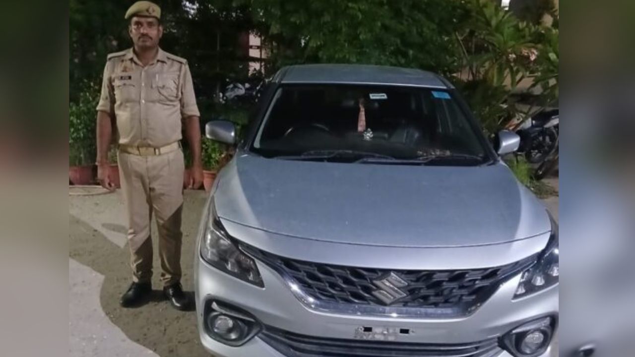 गोरखपुर में गैंगस्टर पर पुलिस का शिकंजा, ठगी की कमाई से खरीदी कार जब्त