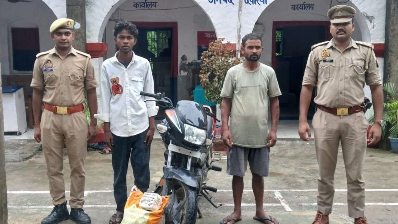 यूपी-बिहार बॉर्डर पर खाकी का कड़ा पहरा, बरेठा-मदीपुर चौराहे पर पकड़े गए गोपालगंज के दो शराब तस्कर