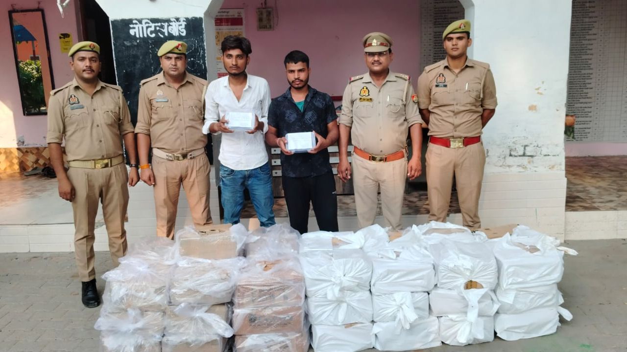 हरियाणा से बिहार ले जा रही अवैध शराब पकड़ी, दो अंतरराज्यीय तस्कर गिरफ्तार
