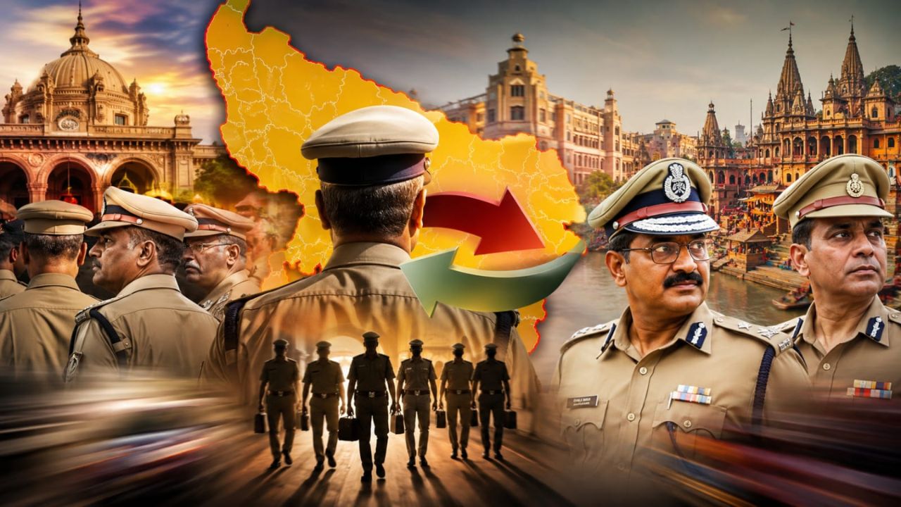 यूपी की सबसे बड़ी खबर: 15 सीनियर IPS के तबादले; लखनऊ, प्रयागराज के पुलिस कमिश्नर और गोरखपुर जोन के ADG बदले गये