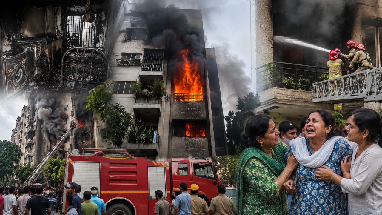 Lodhi Colony Fire: दिल्ली के लोधी कॉलोनी में दर्दनाक हादसा, घर में लगी भीषण आग में मां और दो बेटियों की जलकर मौत