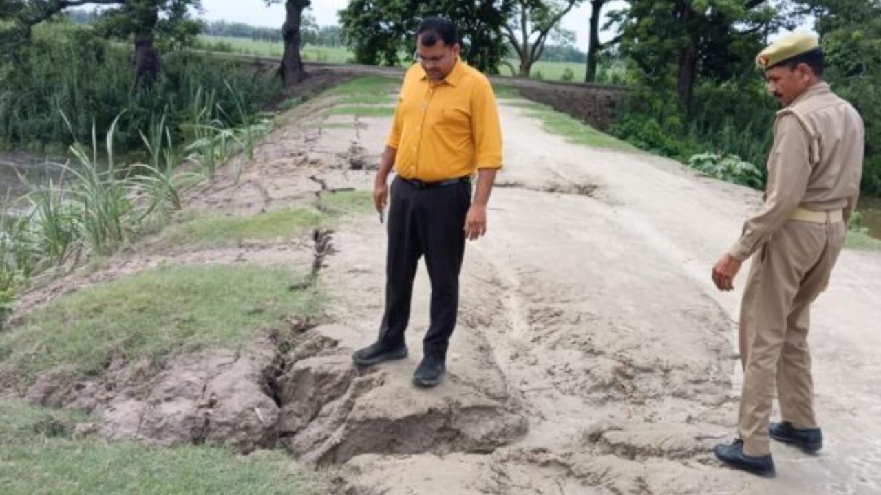 बंधे पर नहीं मिला काम, फाइलों में दौड़ पड़ा विकास! तहसीलदार की रिपोर्ट से सिंचाई विभाग के दावों की खुली पोल