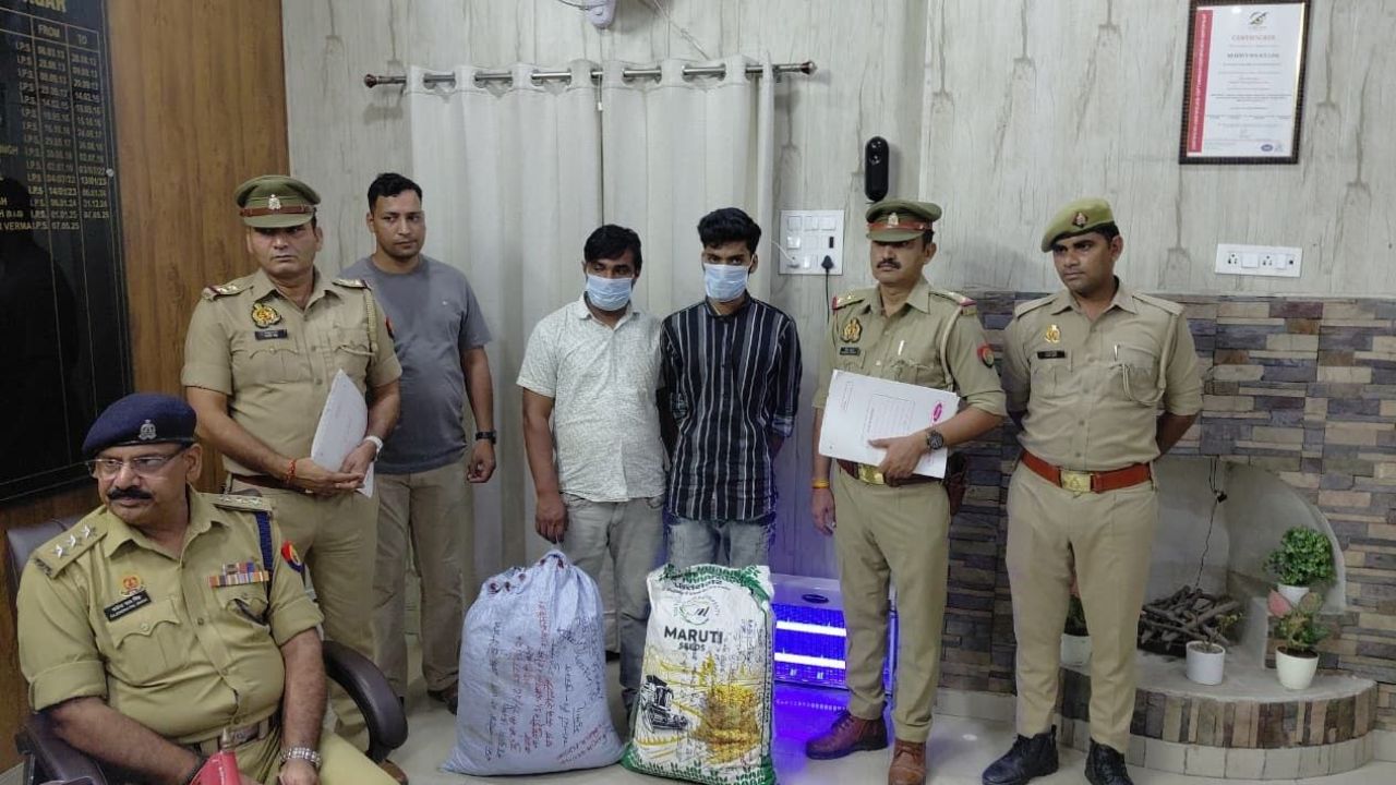 मुजफ्फरनगर में ड्रग्स माफिया पर पुलिस का बड़ा प्रहार, लाखों के गांजे के साथ दो शातिर तस्कर गिरफ्तार