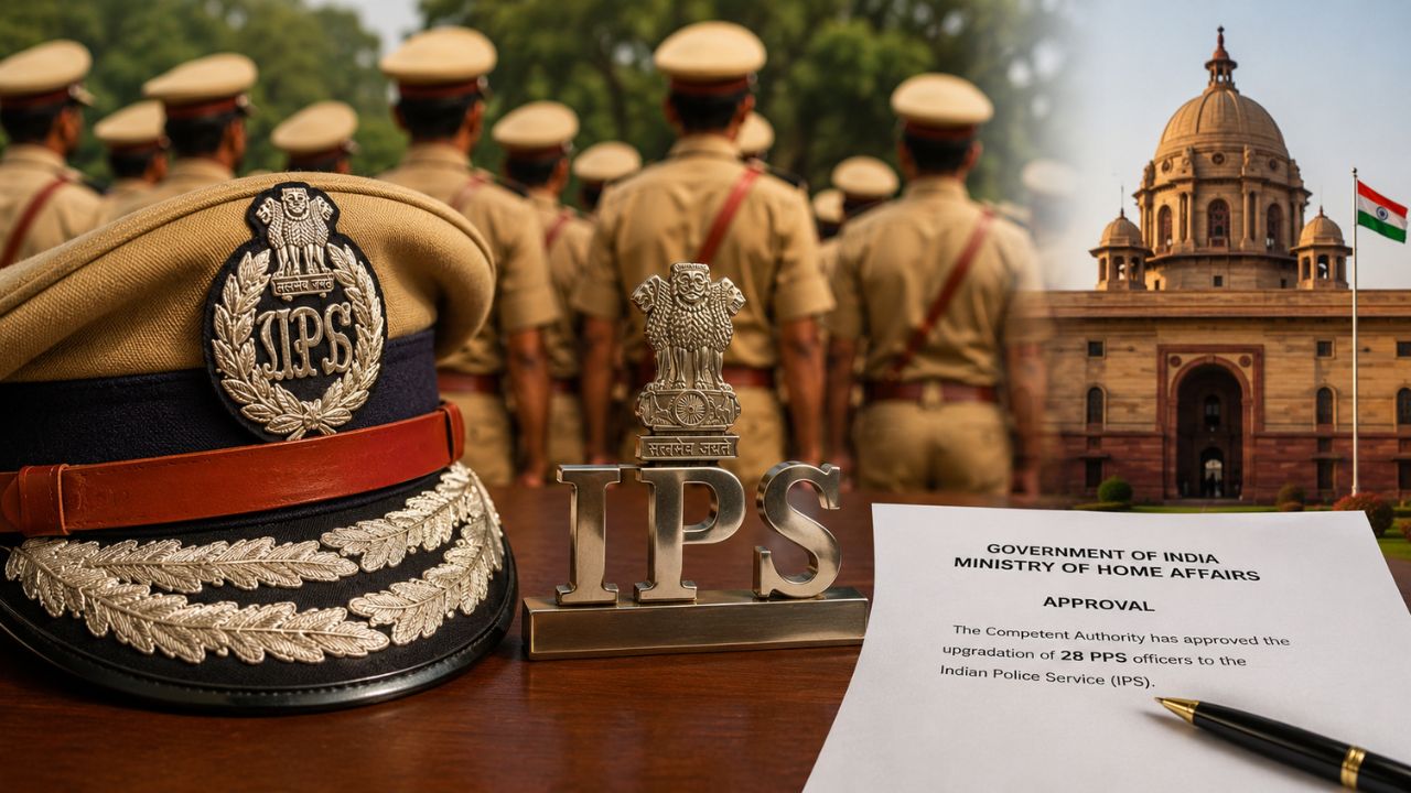 यूपी के 28 PPS अफसर बने IPS, गृह मंत्रालय ने दी मंजूरी, देखिये सूची