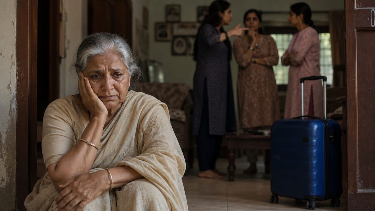 पति और दो बेटों को खोया, अब बहुओं ने छीनी छत, लखनऊ में बुजुर्ग मां पर टूटा दुखों का पहाड़