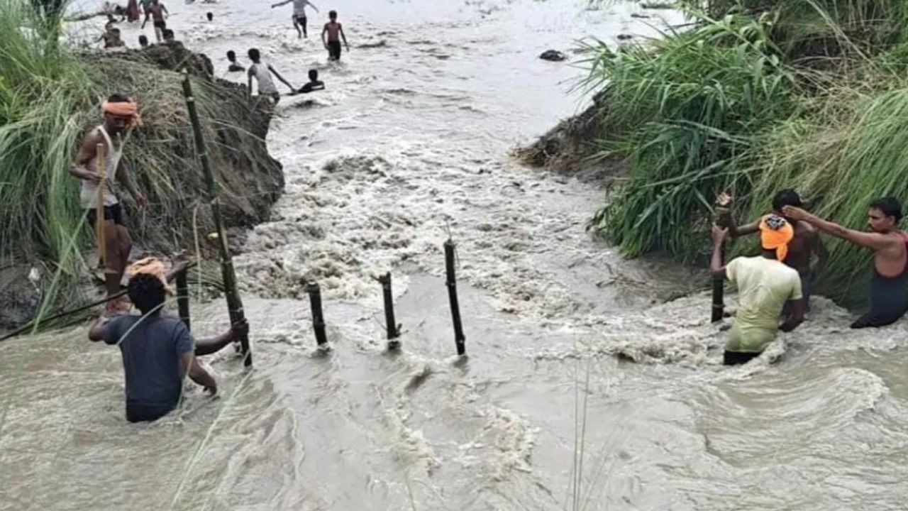 महराजगंज में 100 एकड़ फसल पर पानी-पानी, खेतों में मचा हाहाकार