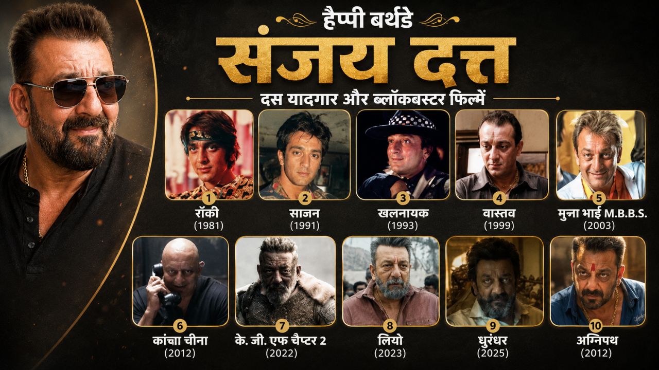 Sanjay Dutt's blockbuster films