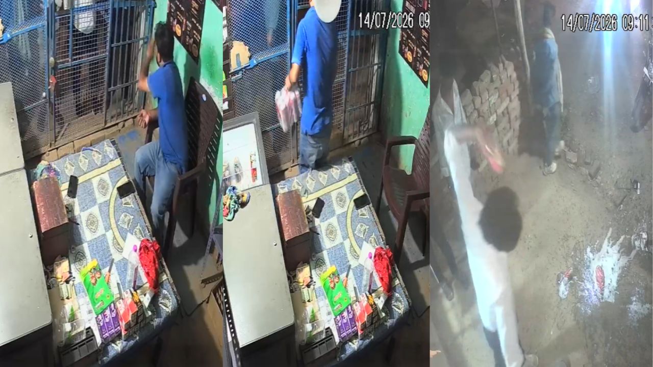 उधार शराब देने से मना किया तो मचाया हंगामा… सोनभद्र में दुकान में घुसकर मारपीट और तोड़फोड़, CCTV में कैद हुई दबंगई