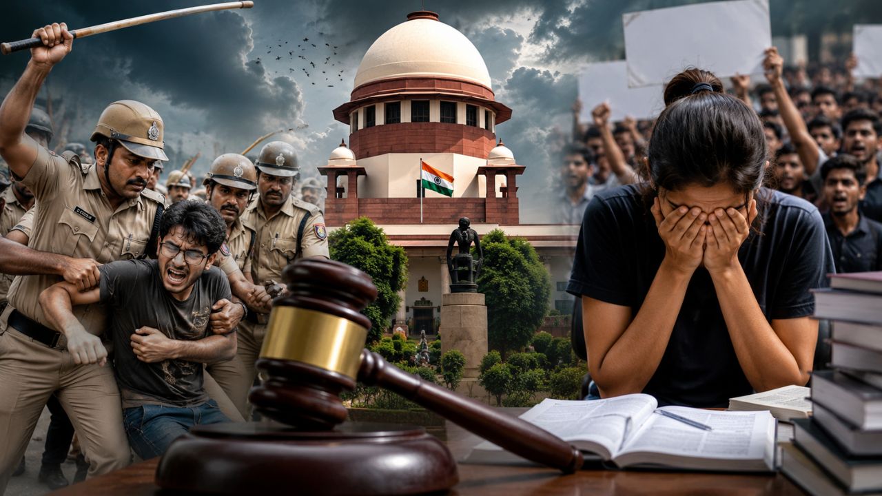 NEET Row: किसकी गलती, अब होगा खुलासा! नीट आंदोलन में पुलिस कार्रवाई पर सुप्रीम कोर्ट सख्त
