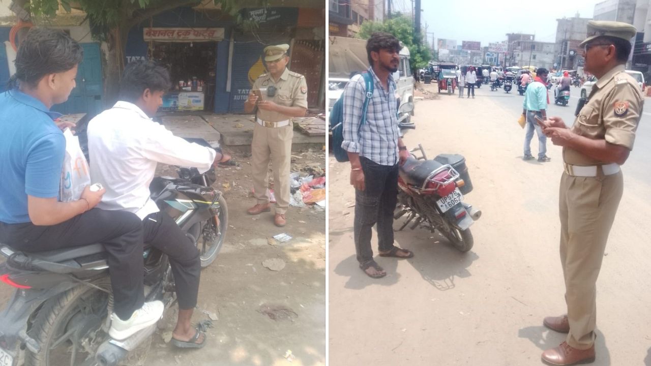 जेब ढीली होने से बचना है तो नियमों का करें पालन, देवरिया पुलिस की चालकों से अपील- ‘दस्तावेज रखें साथ’