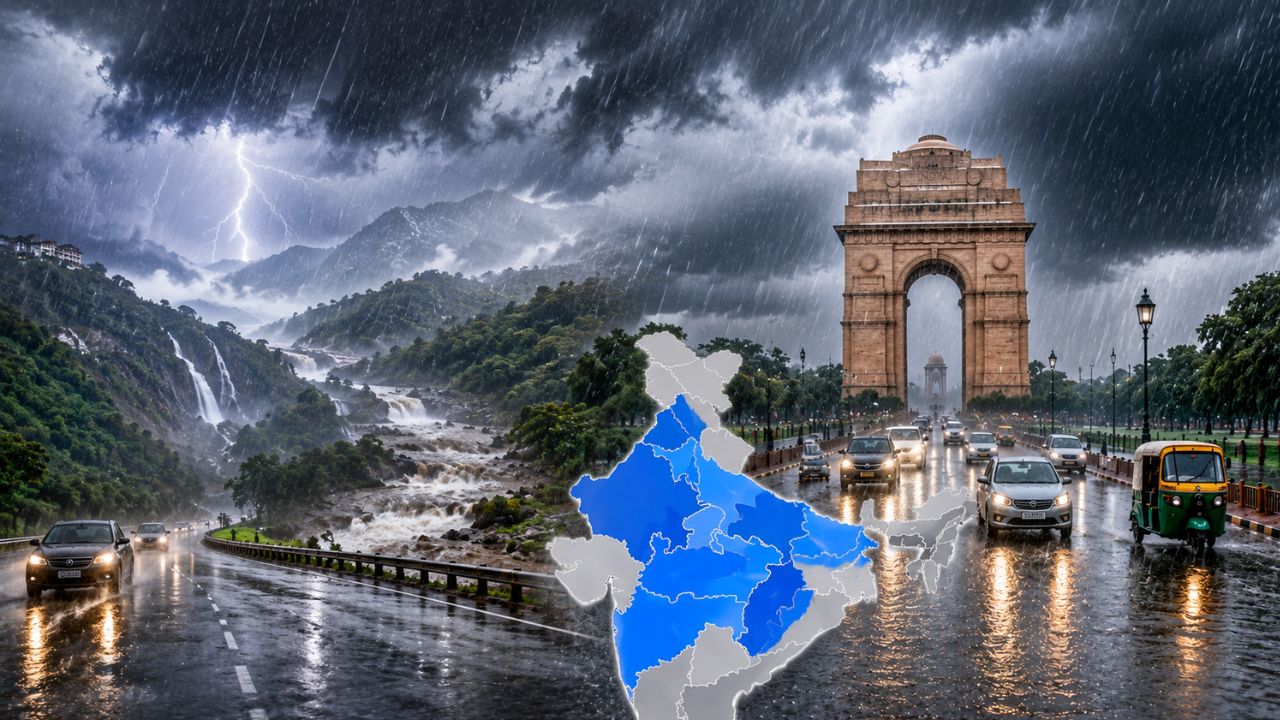 मानसून ने फिर पकड़ी रफ्तार, 20 से 26 जुलाई तक इन राज्यों में बरसेगा पानी; दिल्ली-NCR को भी मिलेगी राहत!