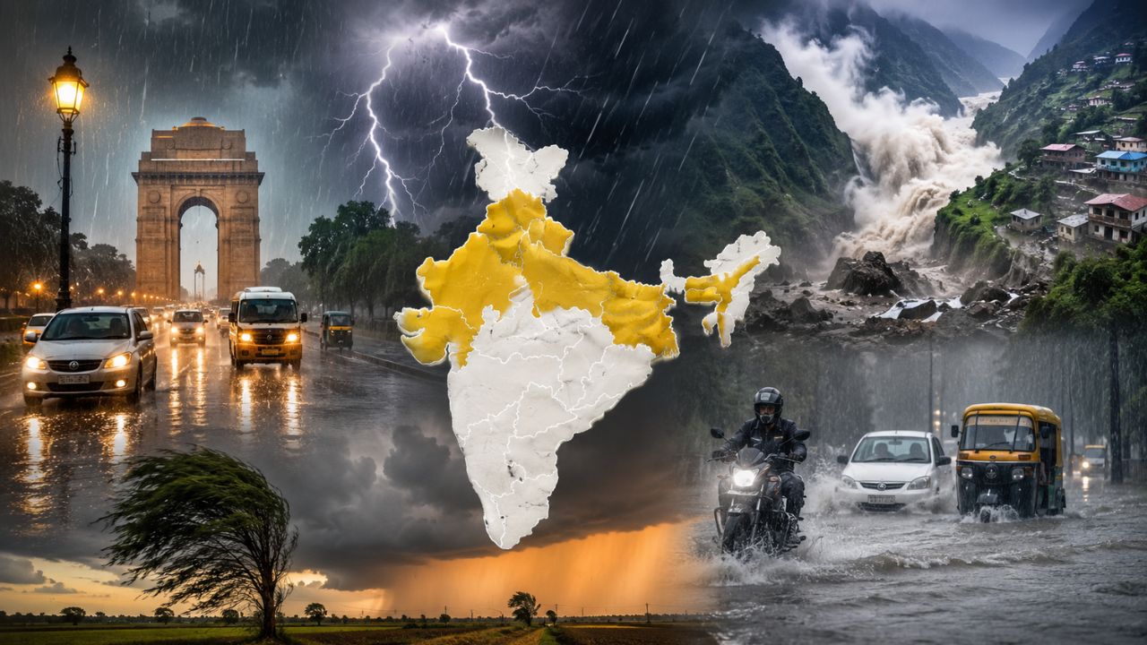 कल घर से निकलने से पहले मौसम जरूर देख लें! 14 राज्यों में भारी बारिश-आंधी का अलर्ट, उत्तराखंड में बादल फटने का खतरा बढ़ा