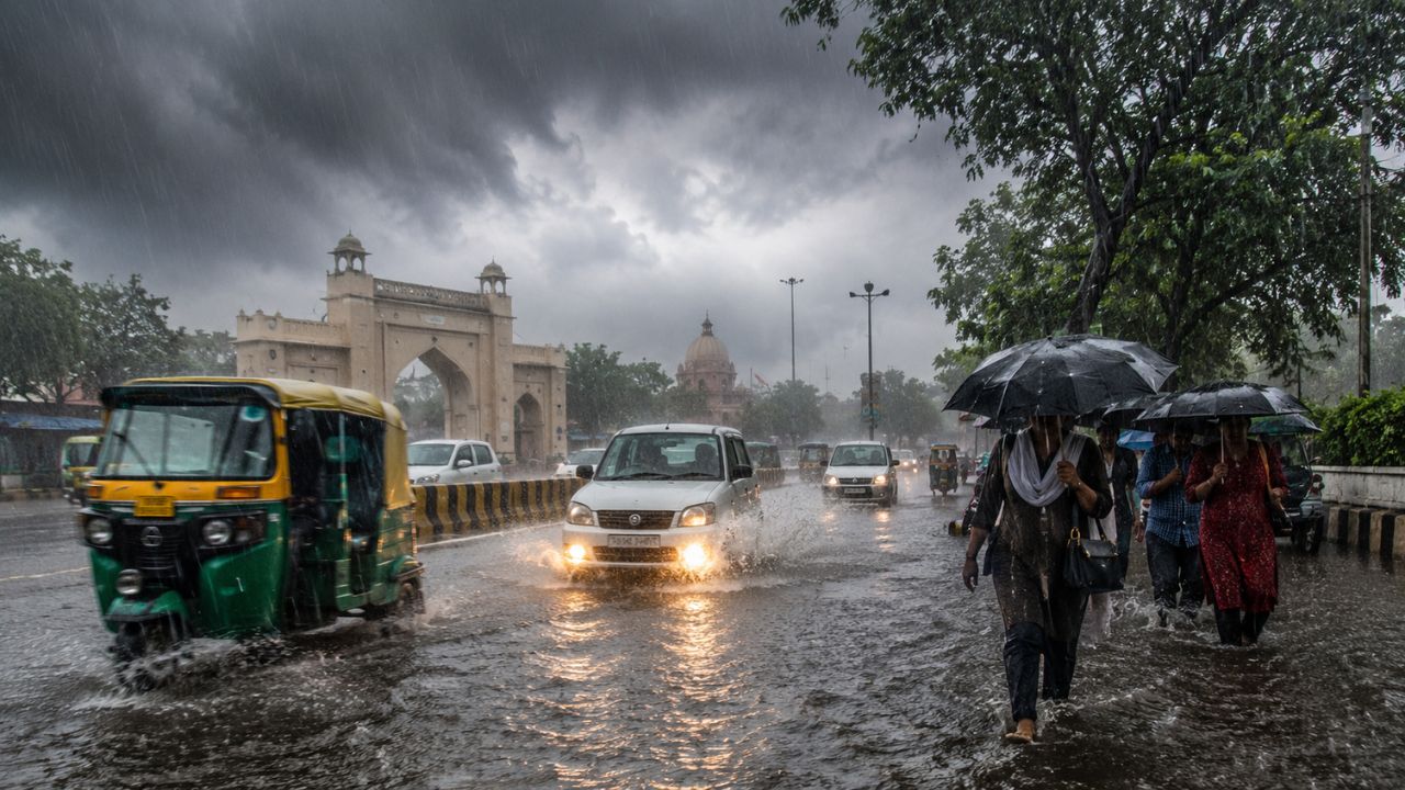 कल घर से निकलने से पहले जरूर चेक कर लें मौसम अपडेट, 40 से ज्यादा जिलों में भारी बारिश का अलर्ट; IMD ने दी चेतावनी