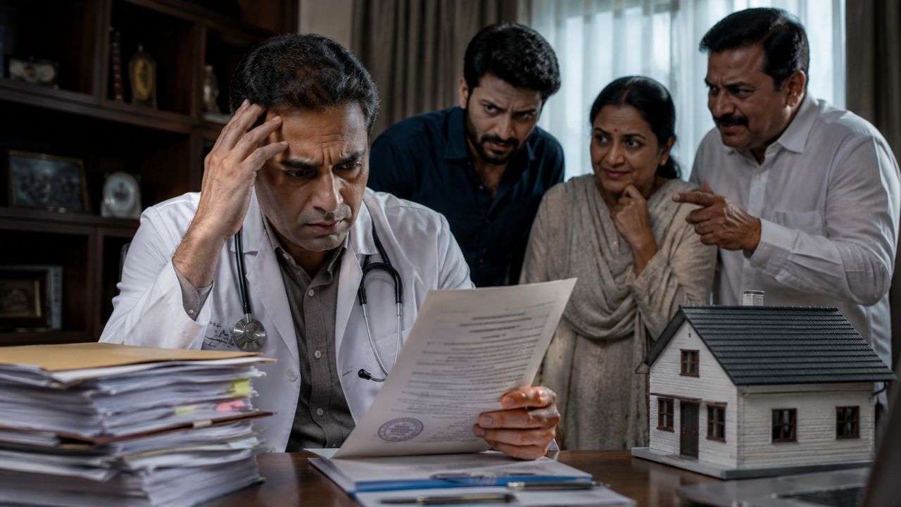 अपनों ने ही लगा दिया 50 लाख का चूना: फर्जी रजिस्ट्री कराकर डॉक्टर से ठगे रुपये, कोर्ट के आदेश पर 6 पर FIR
