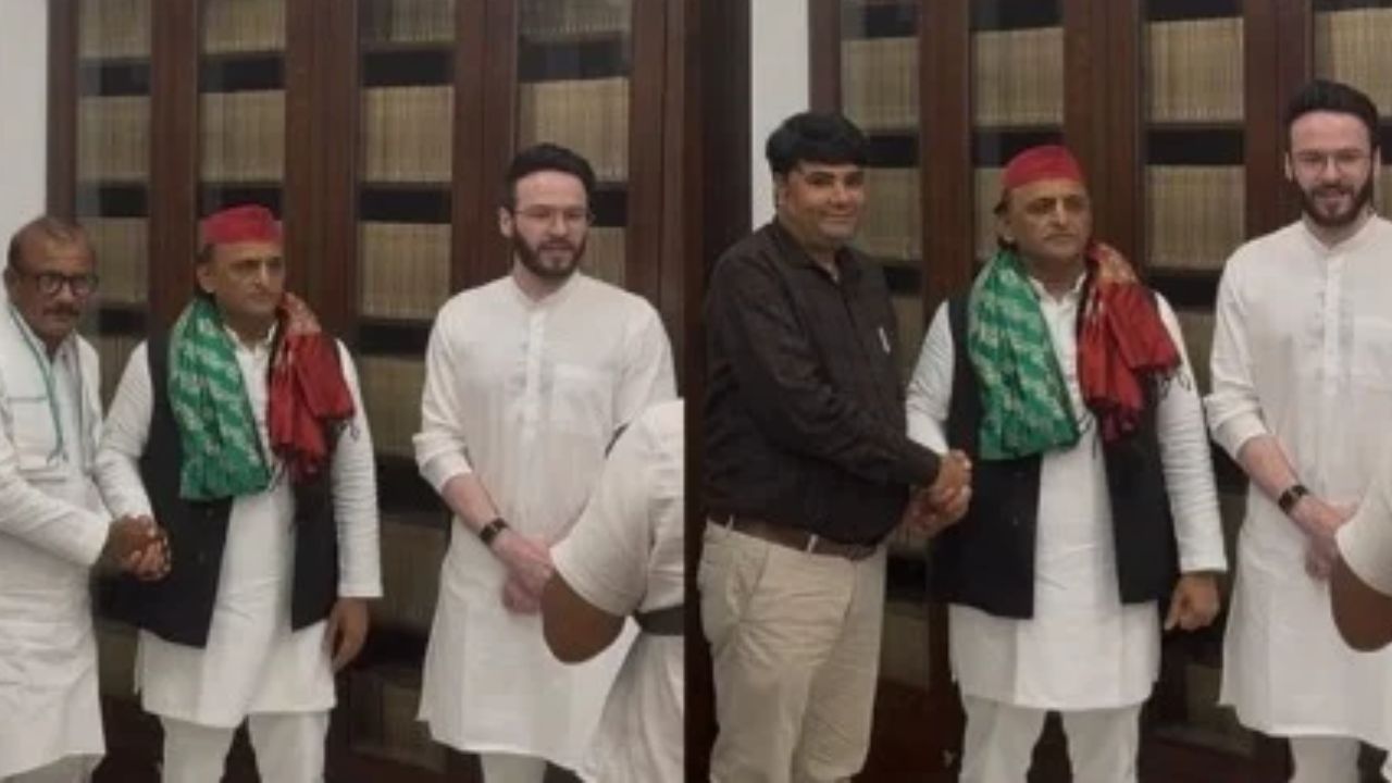 यूपी चुनाव से पहले कांग्रेस को झटका, अखिलेश यादव की मौजूदगी में इमरान मसूद के दामाद सपा की साइकिल पर हुए सवार