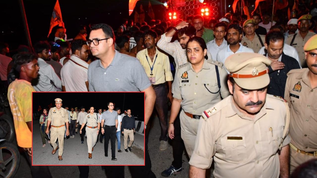 कछला घाट पर ऐसा सैलाब कि पैर रखने की जगह नहीं! 3 KM तक जाम, आधी रात DM-SSP को उतरना पड़ा मैदान में