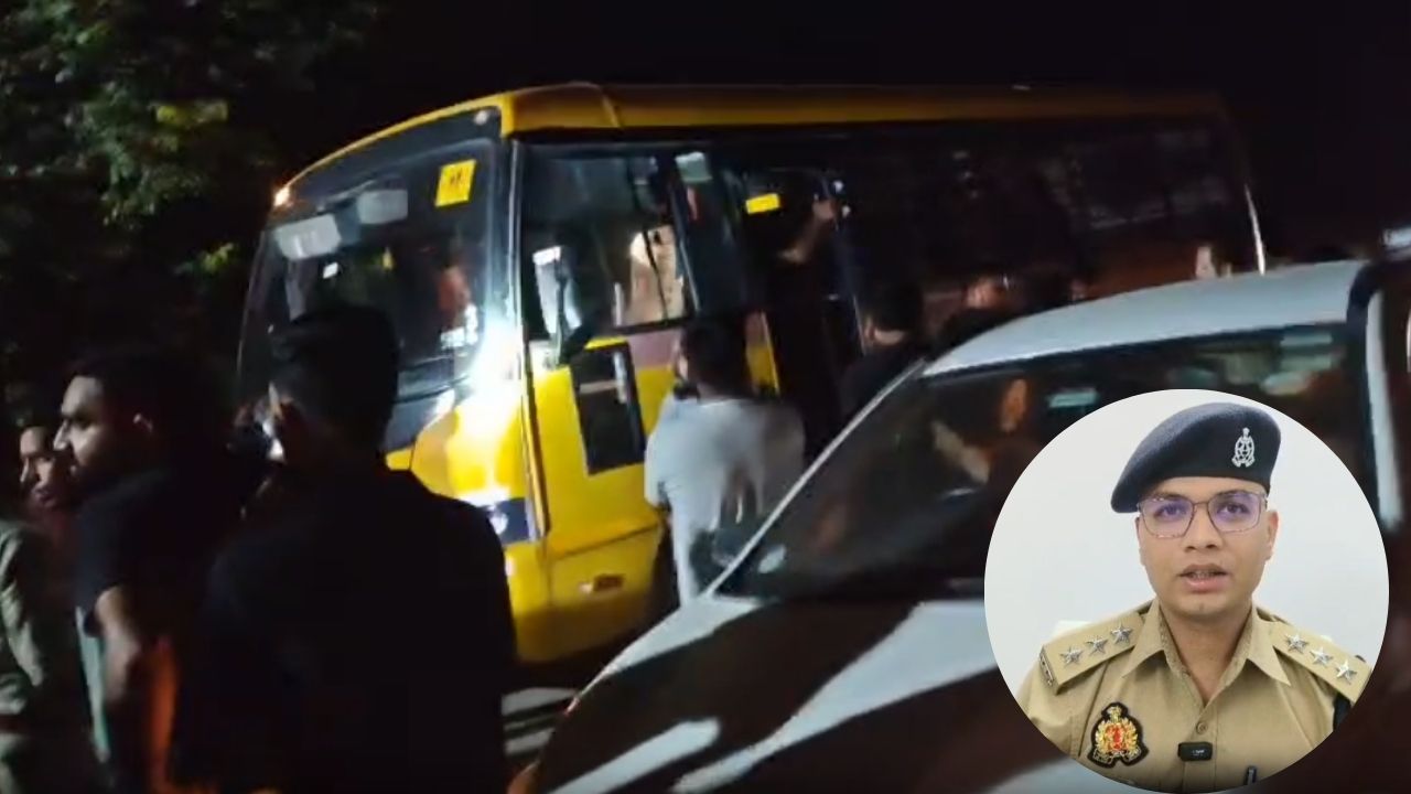 Sultanpur में बस को साइड देने को लेकर विवाद, पथराव के बाद पुलिस ने संभाला मोर्चा