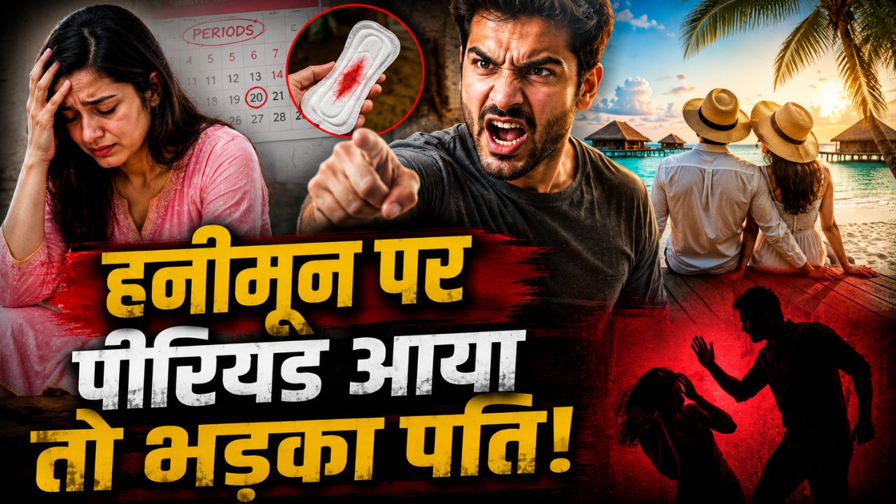 “सुनो जी! आज मेरे पीरियड आ गए”… इतना सुनते ही हनीमून पर पति ने लिया दानव का रूप, उसके बाद से महिला की जिंदगी बर्बाद
