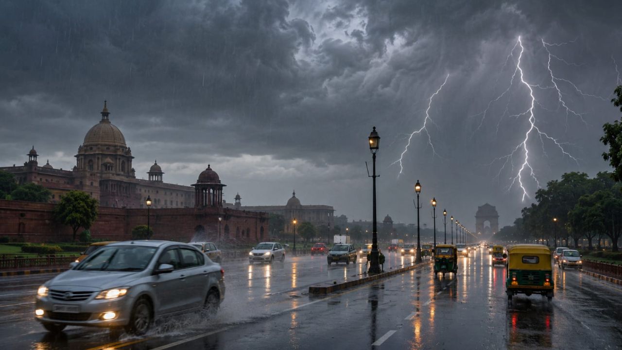 Delhi-NCR Weather Alert: सावधान! दिल्ली-NCR में बारिश, आंधी-तूफान और बिजली का अलर्ट, NDMA ने लोगों से की ये खास अपील