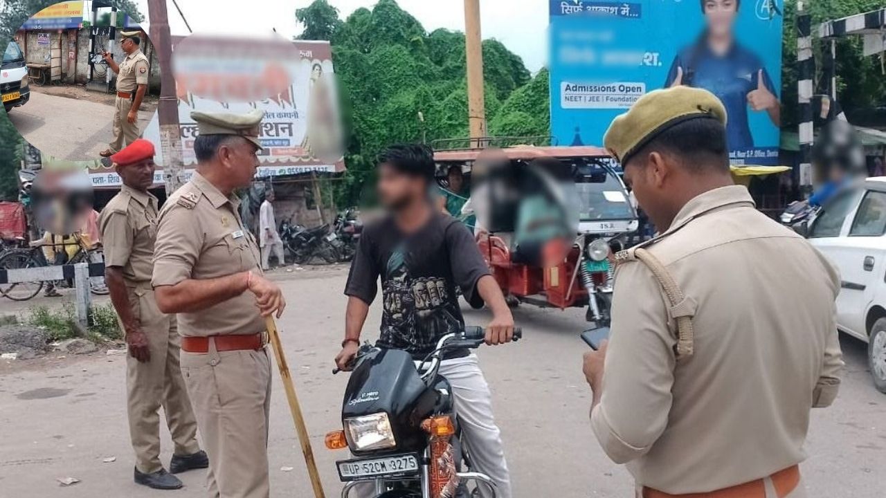 चौराहों पर मुस्तैद दिखी यातायात पुलिस, SP के सख्त रुख के बाद चला चेकिंग अभियान, जानिए क्या रहा पुलिस का मकसद