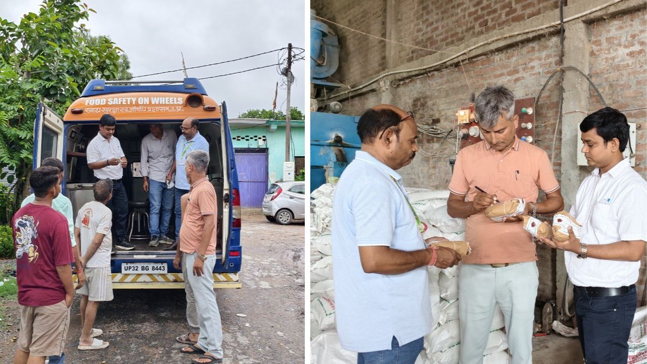 क्या आपकी थाली में भी है मिलावटी आटा…. औरैया में खाद्य विभाग की बड़ी कार्रवाई