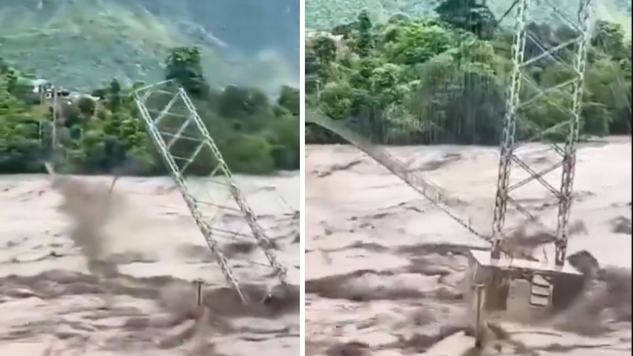 Nepal Flood: नेपाल में त्रिशूली बनी तबाही की नदी! एक के बाद एक पुल सैलाब में समाए