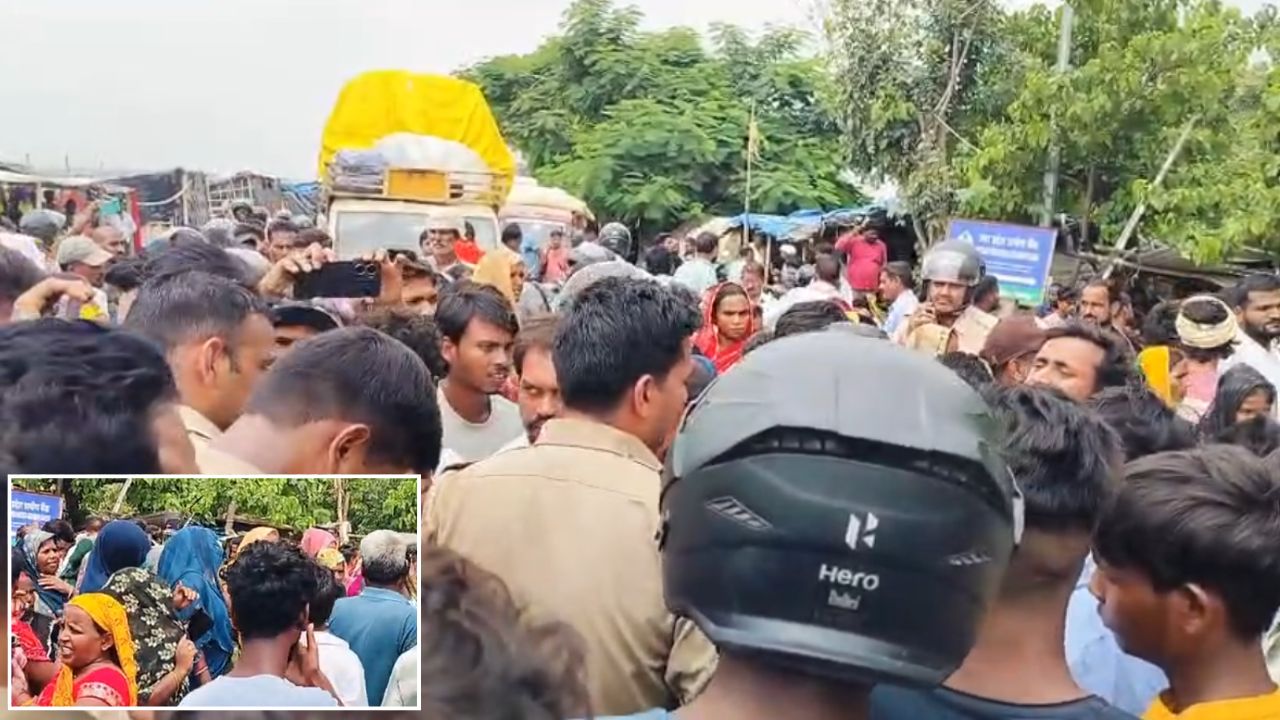 रास्ता बंद तो सड़क भी बंद… डोमिनगढ़ में रेलवे के फैसले पर भड़के ग्रामीण, लगा लंबा जाम