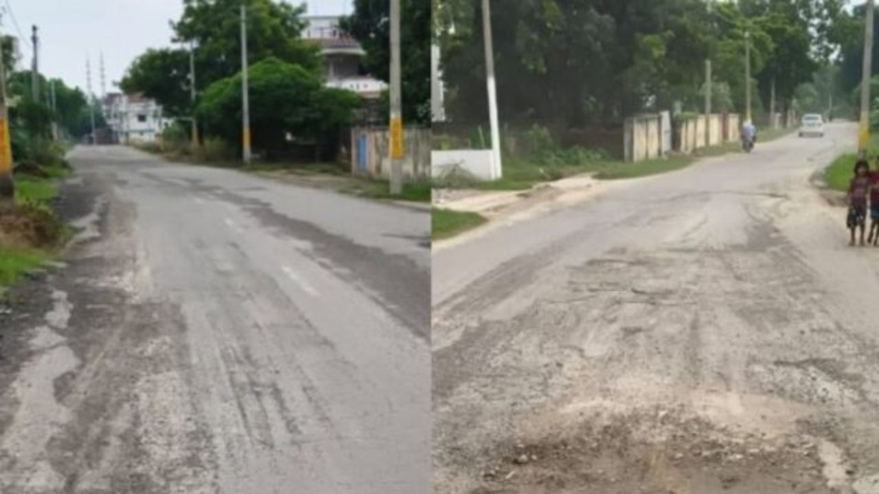 गड्ढों में तब्दील हुई गोपालपुर-चीनी मिल-दशवतपुर सड़क, हर दिन हादसे का डर; ग्रामीणों ने गोरखपुर SDM को सौंपा ज्ञापन