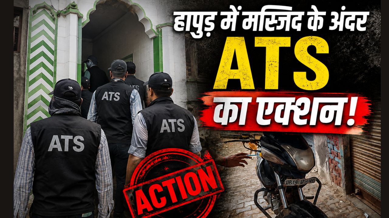 मस्जिद में दाखिल हुए दो युवक, 5 मिनट बाद पहुंची ATS और दोनों को ले गई! हापुड़ में आखिर क्या हुआ?