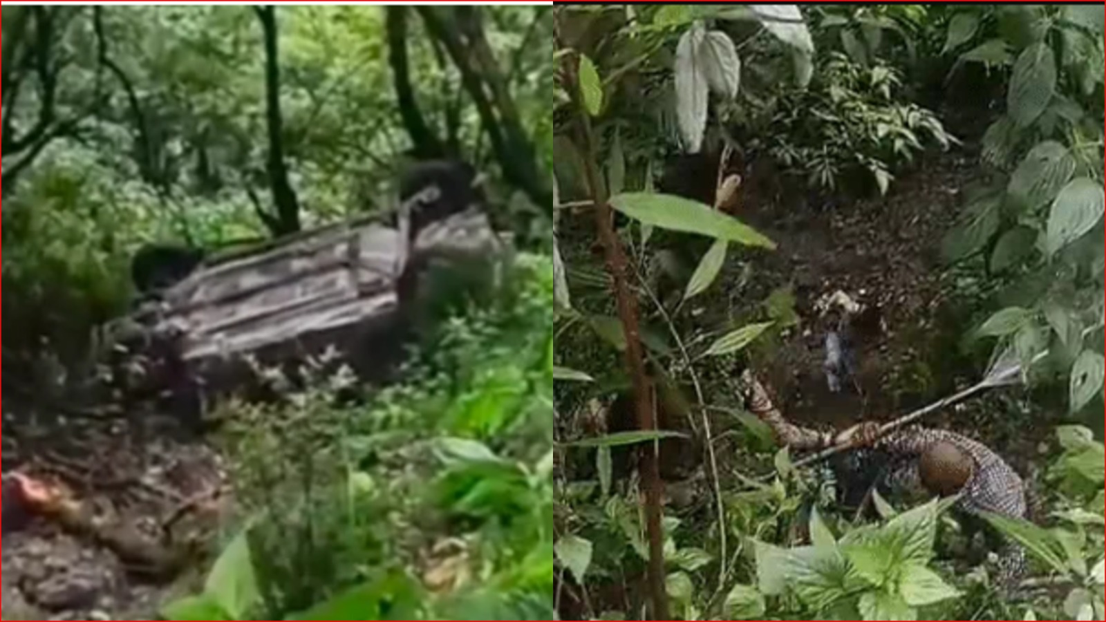 नैनीताल-हल्द्वानी मार्ग पर बड़ा हादसा: 300 मीटर गहरी खाई में गिरी कार, चार लोग घायल, मची अफरा-तफरी