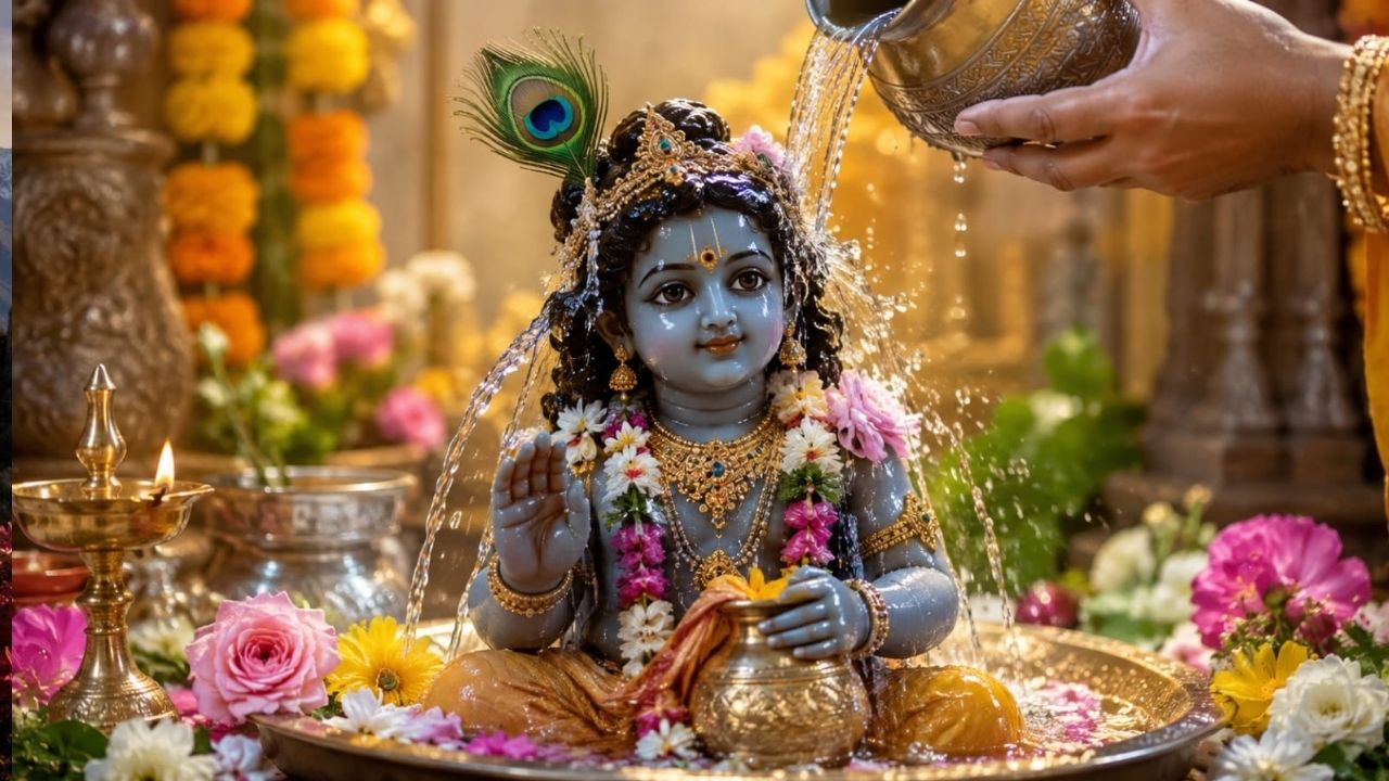 आखिर क्यों कृष्ण जी को नहीं कराया जाता गंगाजल से स्नान? जानिए विष्णु जी के चरणों से जुड़ा यह अनोखा रहस्य