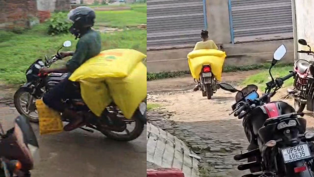 महराजगंज में सुबह होते ही शुरू हो जाता है खाद तस्करी का खेल! बाइक पर लदती हैं यूरिया की बोरियां, पुलिस पर उठे सवाल