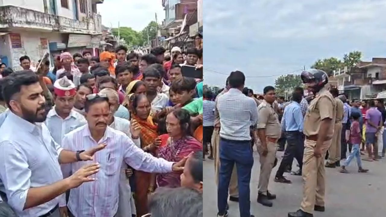 Maharajganj Accident: चार युवकों की मौत के बाद फूटा परिजनों का गुस्सा, NH-730S पर लगाया जाम; मांग पर अड़े परिजन…