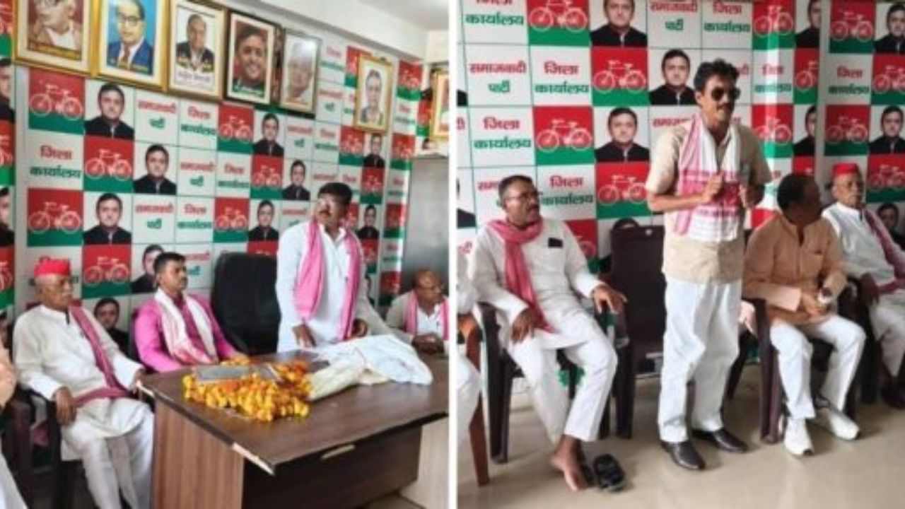 महराजगंज में सपा की PDA जन पंचायत, भाजपा पर बरसे संजय सविता; 2027 के लिए पिछड़ों को दिया संदेश