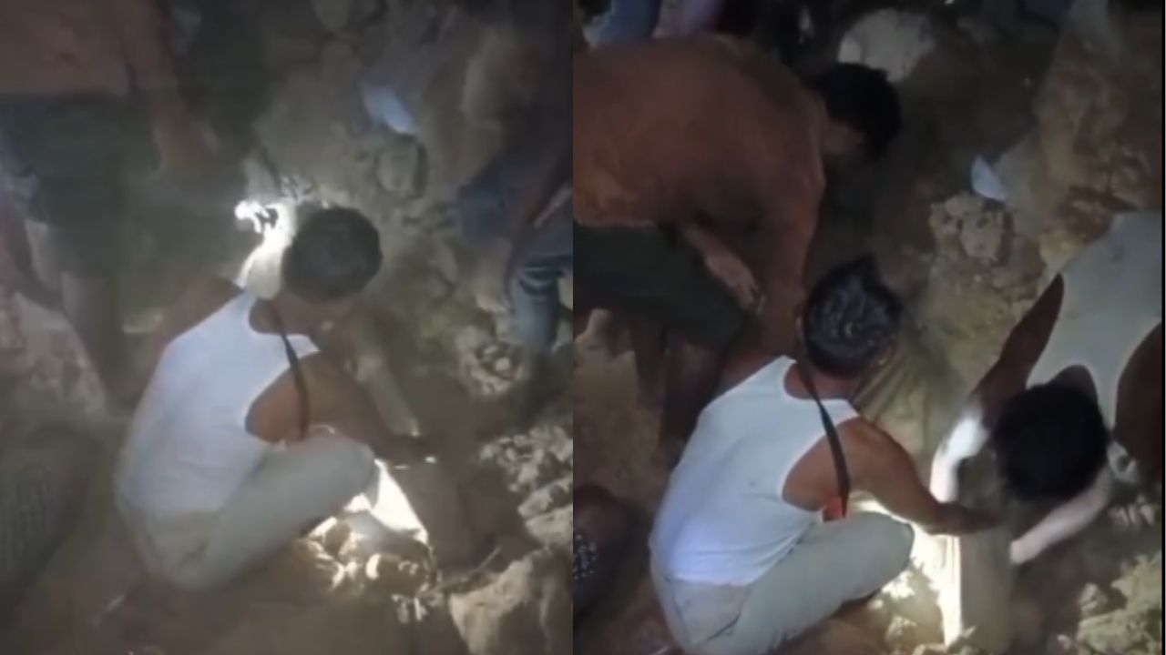 Mirzapur: रात में सो रहे थे लोग, अचानक भरभराकर गिरी दीवार, सुबह का मंजर देख कांप उठे ग्रामीण