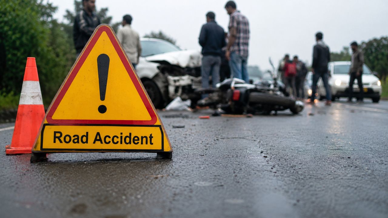 बलिया में रात के अंधेरे में हुआ जोरदार हादसा, स्कॉर्पियो-बाइक की टक्कर में युवक की मौत; साथी गंभीर