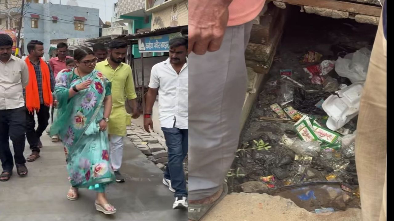 ‘हम सड़क बनवा देबा…’ नेहा अवस्थी के देसी अंदाज पर फिदा हुए लोग, पीछे से आई ऐसी आवाज
